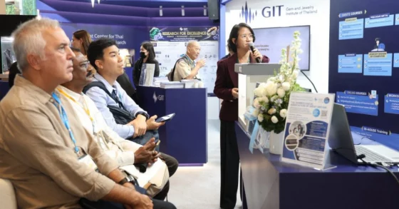 GIT ปลื้มกระแสตอบรับ การจัดแสดงผลงานภายในงาน Bangkok Gems & Jewelry Fair ครั้งที่ 74